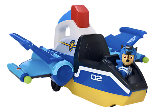 Patrulla Canina Paw Patrol Spiral Rescue Jet Original Chase