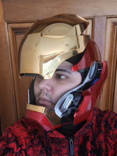 Capacete Comando Voz Iron Man Mk50 Homem De Ferro Sem Juros