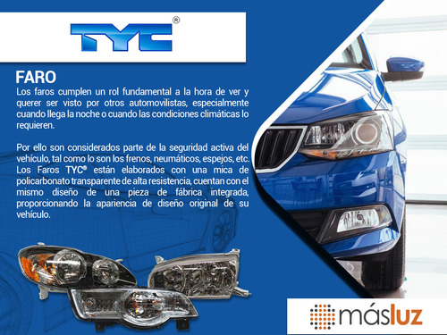1- Faro Denlantero Izquierdo A4 2009/2012 Tyc