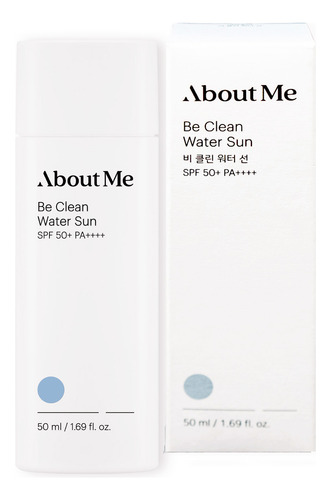 Bloqueador Coreano Water Sun Spf50+ Pa++++, About Me, 50ml