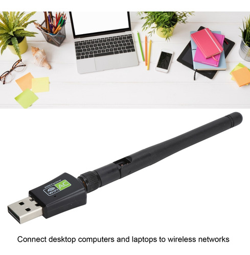 Wifi Usb Adaptador Para Conexión Estable Y Rápida 600mbps