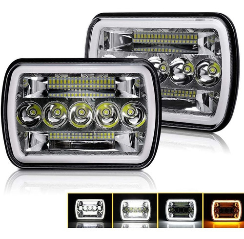 Luces Cuadradas De Faros Led 5x7'' H6052 H6053 H6054 H6014