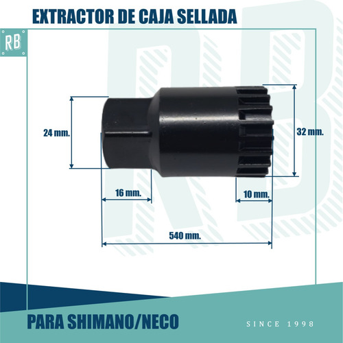 Imagen 2 de 10 de Herramienta Buje Extractor Caja Sellada Eastman