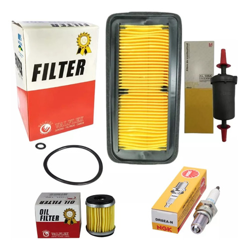 Filtros Ar, Combustivel E Oleo, Vela Fazer 250 18...22