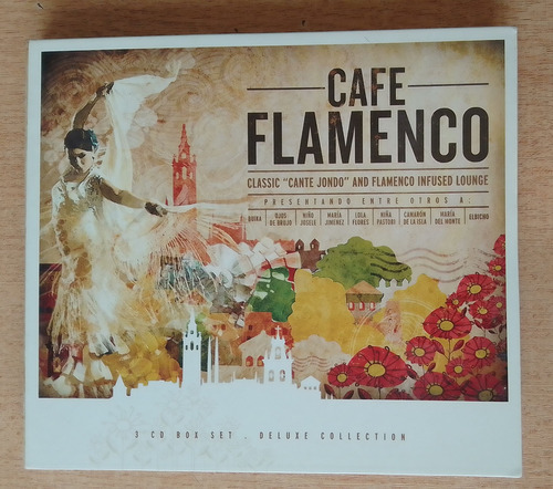 3 Cd Box Set. Café Flamenco. Interpretes Varios. 