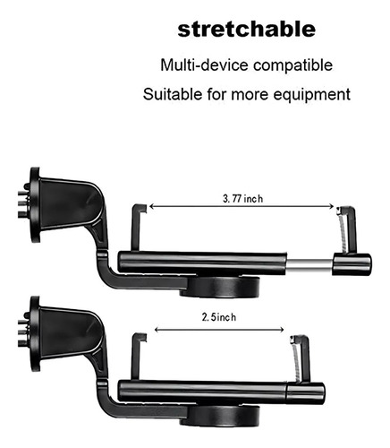 Trípode Celular Palo Selfie Stick Bluetooth Control Remoto Negro