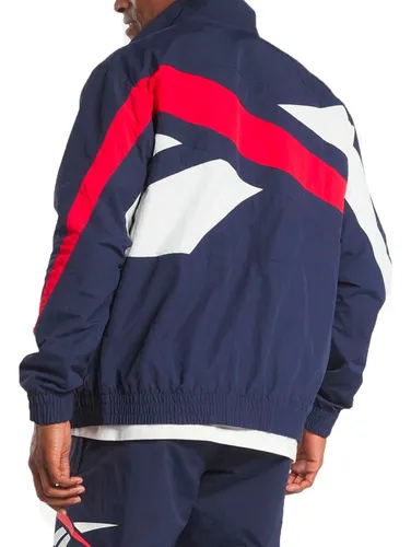 Campera Reebok Lifestyle Hombre Vector Marino Ras