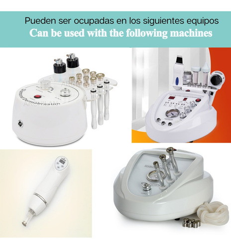 Kit Punta De Diamante Dermoabrasion Acero Inoxidable