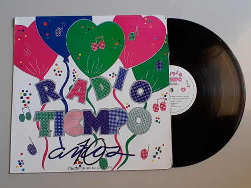 Radio Tiempo 10 Años Lp Vinilo Sony Music 1992 Promocional