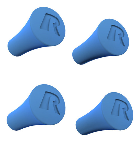 Imagen 1 de 3 de Repuestos De Goma Para Xgrip Ram Mounts Azules