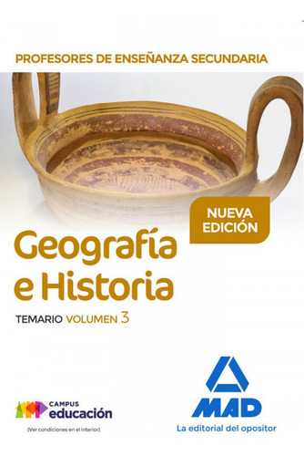 Profesores De Enseñanza Secundaria Geog... (libro Original)