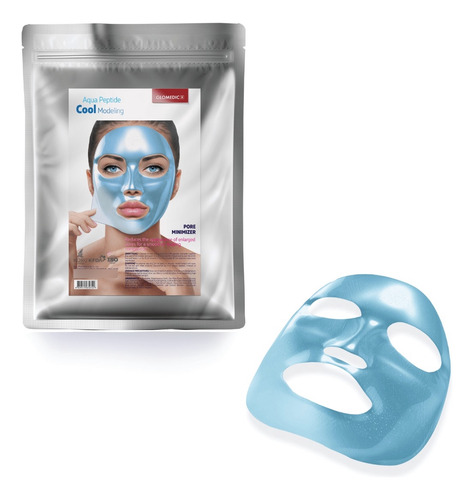 Mascarilla Plastica Glomedic Aqua Peptide Cool Modeling