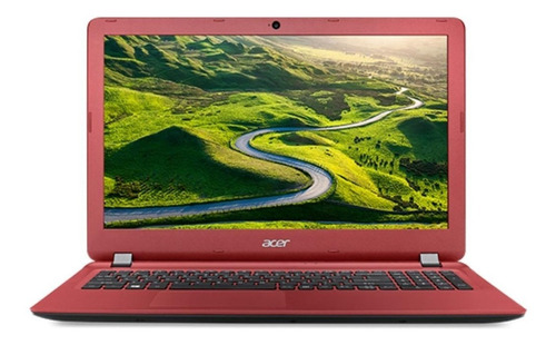 Laptop  Acer Aspire ES1-533 roja y negra 15.6", Intel Celeron N3350  4GB de RAM 1000GB HDD, Intel HD Graphics 500 1366x768px Windows 10 Home