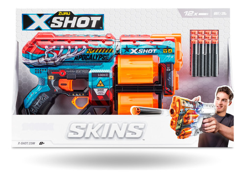 Pistola Lanza Dardos X-shot Skins Dread Apocalypse Rex
