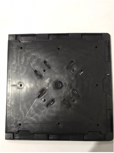 10 Suporte Placa Simbologia Plastico Carga Perigosa 30x30