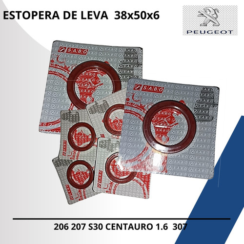 Estopera De Leva Peugeot 206 207 307 1.6l 38x50x6