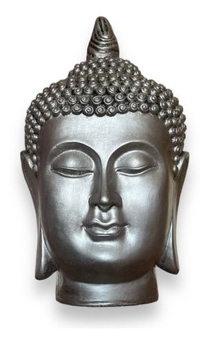 Escultura Figura De Cabeza De Buda Meditacion Decorativa