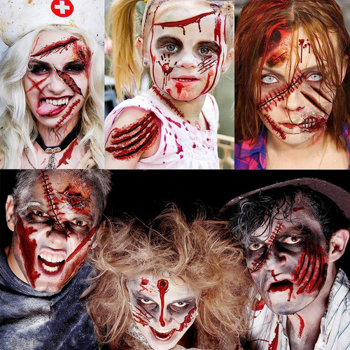 Calcomanías De Maquillaje Para Cara Pegatinas Para