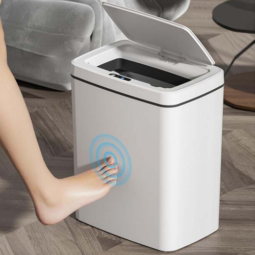 Cubo De Basura Inteligente Con Tapa Cubo De Almacenamiento