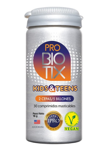 Probiotix Kids Teens 30 Masticables Newscience Dietafitness