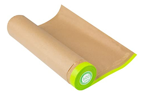 Pre-taped Masking Paper For Painting - 24 Inch X 50 Fee...