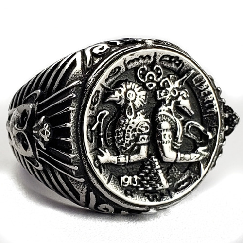 Anillo Perro Egipcio Anubis Acero Inoxidable 316l Calavera H