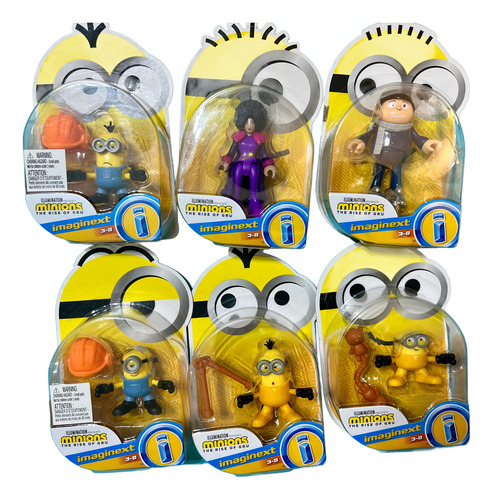 Imaginext Fisher-price Minions Surtido De 6 Figuras