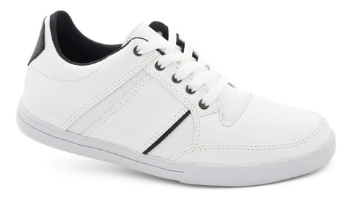 Zapatilla Urbana Hombre Eco Cuero Liviana Comoda Wolf 430