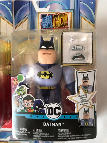 Batman Multicaras Teen Titans Go Face Swappers Dc Wb Mattel (Usado)