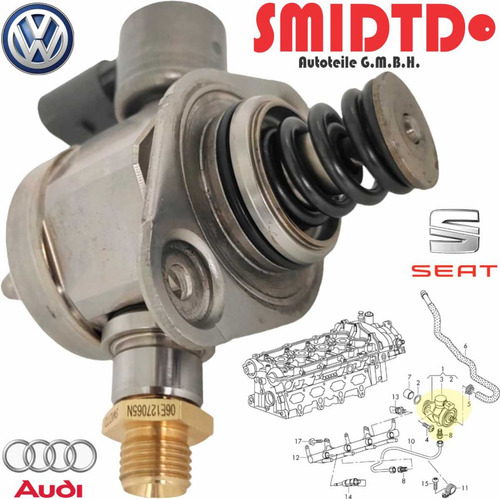 Bomba Gasolina Alta Presio Electr Cople Tiguan 2.0 Tsi 08-19