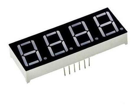 Display 4 Bit Catodo Comun Para Hora X02 Und