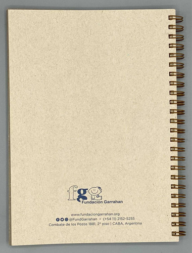 Eco Cuaderno Escolar Tapa Blanda- Fundación Garrahan