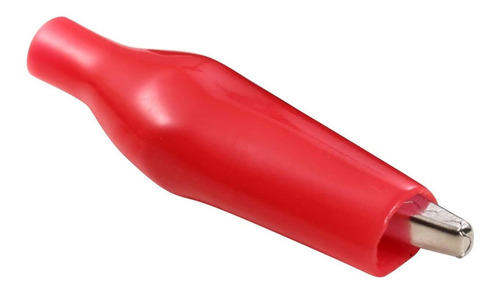 Pinza Aislada Clip Cocodrilo Chico 28mm - Rojo