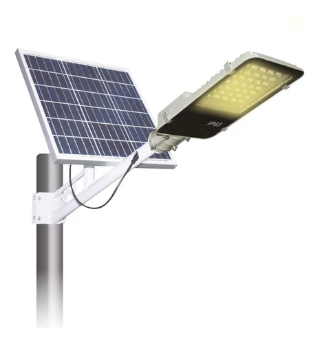 Luminaria Led Solar 300w Luz Calida 