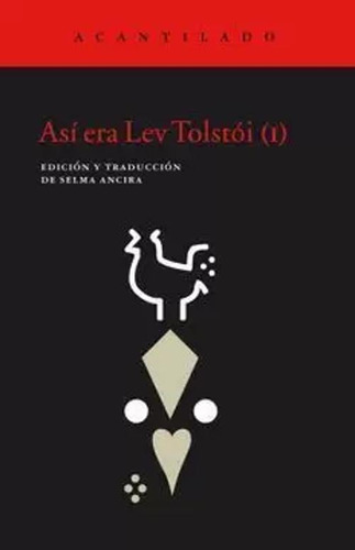 Libro Así Era Lev Tolstoi (i)