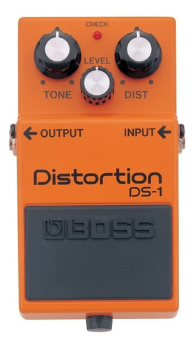 Pedal de efecto Boss Distortion DS-1  naranja