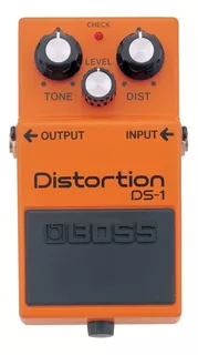 Pedal de efecto Boss Distortion DS-1 naranja
