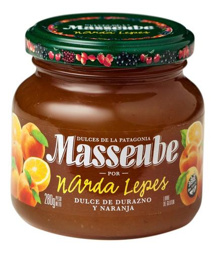 Mermelada De Durazno Y Naranja Masseube X Narda 280 Grs