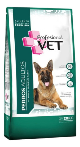 Alimento Profesional Vet Premium Adultos  X 20 kg