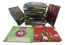 Comprar Lote De Discos De Vinilo 77 Discos Simples Decoración