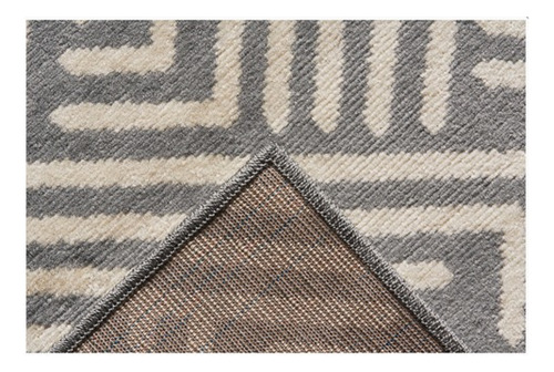 Alfombra Tapete Grande Rayas Grises Moderno 2 X 250 Metros