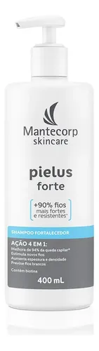 Shampoo Fortalecedor Pielus Forte 400ml Mantecorp