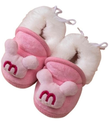 Pantufla Invierno Zapatos Algodón  Bebés Niños De 6-12 Meses