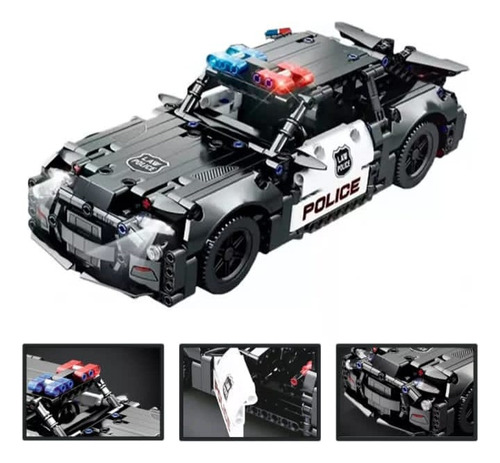 Juguete De Construcción Armable Technique Auto Police