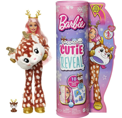 Muñeca Barbie Color Reveal Cutie Reveal