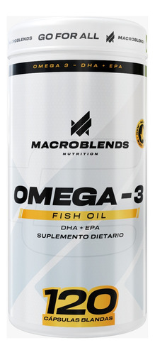 Omega 3 120cp Fish Oil Macroble