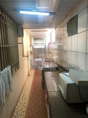 Imagem 14 de 14 de Casa Térrea Com 2 Dormitórios, 2 Banheiros, 2 Vagas De Garagem, Com Edicula, À Venda, 165 M² Por R$ 620.000,00 - Marapé - Santos/sp - Ca1680