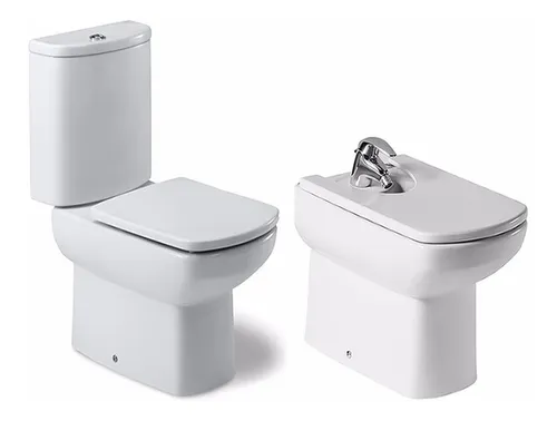 Inodoro Con Mochila Bidet Roca Gap Tapa Amortiguada