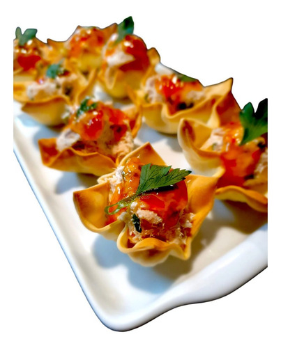 Tartelete Casquinhas Da Bia Assada Canapés Aprox. 30 Unid.