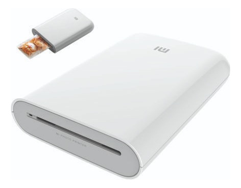 Impressora Fotografica Xiaomi Bluetooth Para Smartphone Exmk Branco